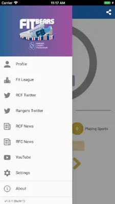 Fit Bears - Rangers Charity Fo android App screenshot 1